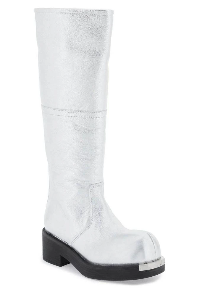 商品MM6|MM6 Maison Margiela Round Toe Knee-High Boots,价格¥5088,第2张图片详细描述
