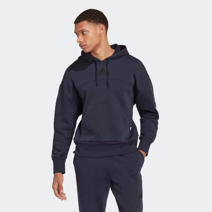 商品Adidas|Men's adidas Studio Lounge Fleece Hoodie,价格¥359,第2张图片详细描述