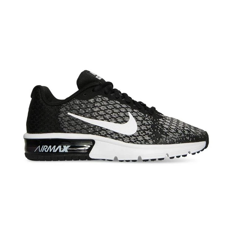 商品NIKE|男童Boys' Air Max Sequent 2 Running Sneakers from Finish Line,价格¥225,第3张图片详细描述