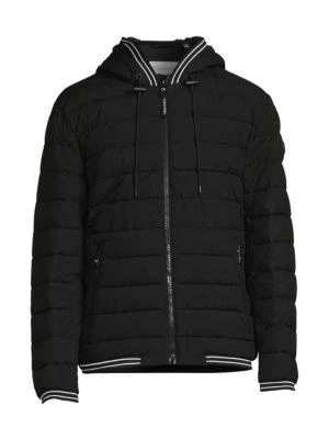 商品Calvin Klein|Faux Fur Lined Hooded Puffer Jacket,价格¥263,第5张图片详细描述