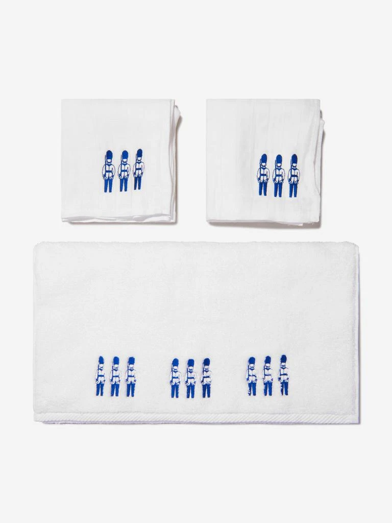 商品Cotton and Company|Cotton and Company Boys Organic Cotton Muslin And Cotton Guardsmen Towel Set,价格¥449,第1张图片