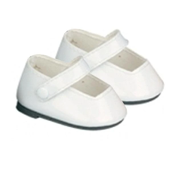 商品Teamson|Sophia’s Mary Jane Shoes for 18” Dolls, White,价格¥135,第1张图片