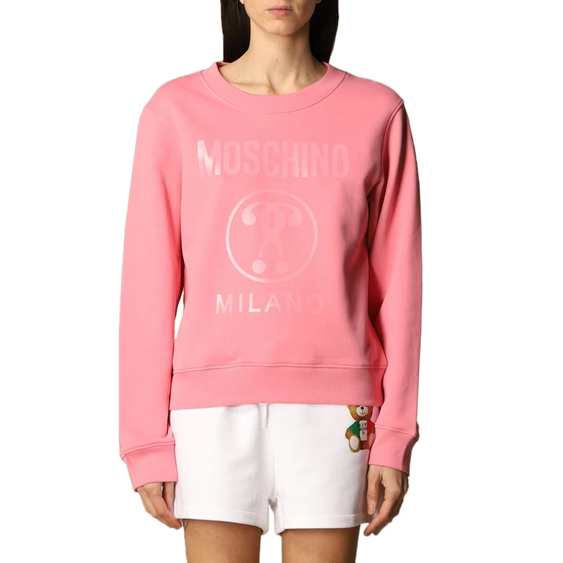商品Moschino|MOSCHINO 女士粉色棉质卫衣 1718-0527-1207,价格¥1055,第1张图片