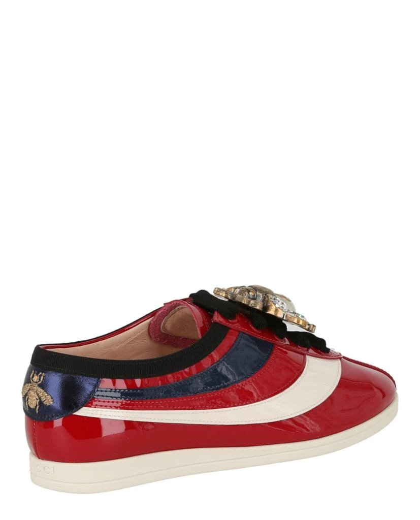 商品Gucci|Falacer Patent Leather Sneakers,价格¥1730,第3张图片详细描述