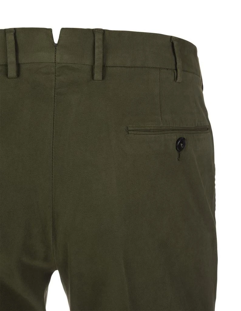 商品PT TORINO|PT TORINO Slim Fit Trousers In Military Stretch Gabardine,价格¥1165,第4张图片详细描述