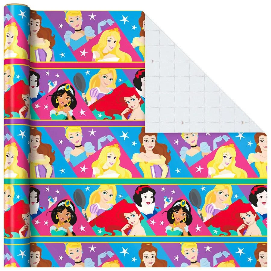Disney Princess Wrapping Paper with Cut Lines on Reverse 商品