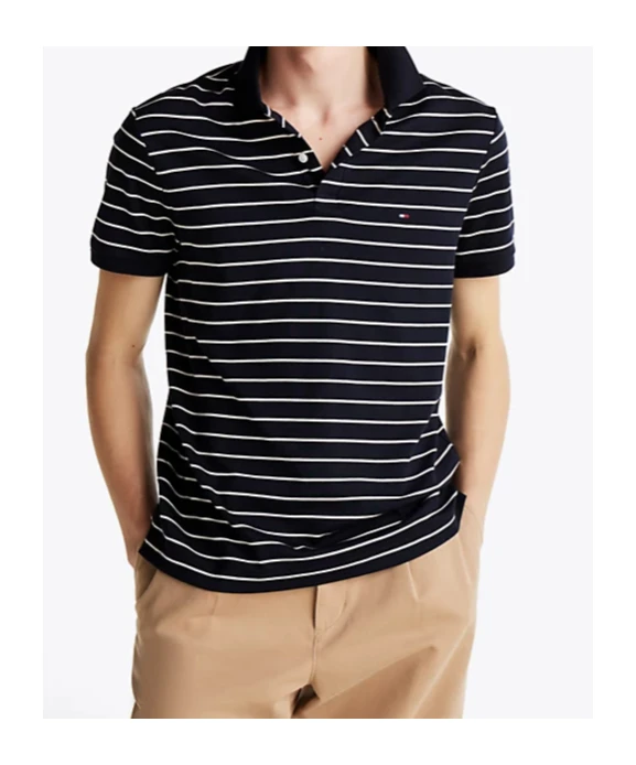 商品Tommy Hilfiger|Tommy Hilfiger 男士T恤 MW0MW399940A7 黑色,价格¥991,第3张图片详细描述