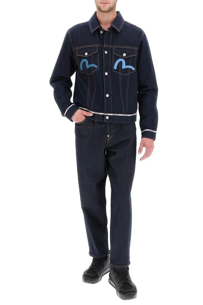 商品Evisu|DENIM JACKET WITH BACK EAGLE EMBROIDERY,价格¥1594,第2张图片详细描述