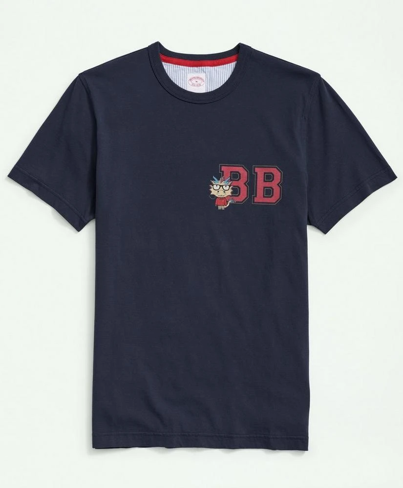 商品Brooks Brothers|Men's Cotton Lunar New Year Graphic T-Shirt,价格¥382,第1张图片