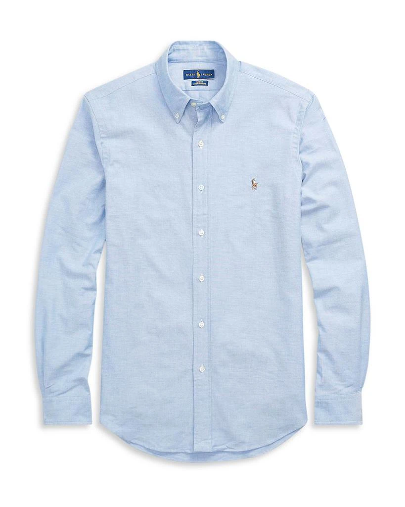 商品Ralph Lauren|Long Sleeve Cotton Oxford Button Down Shirt - Classic & Slim Stretch Fits,价格¥937,第5张图片详细描述