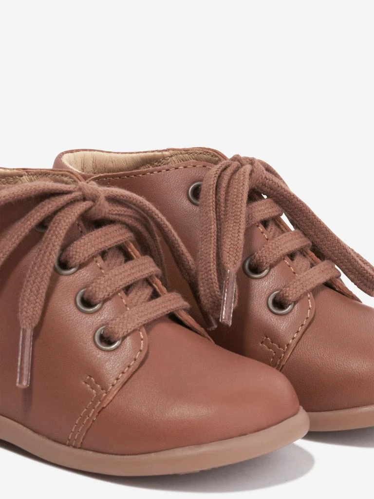 商品Pom D'Api|Pom D'Api Kids Leather Stand Up Boots in Brown,价格¥401,第3张图片详细描述