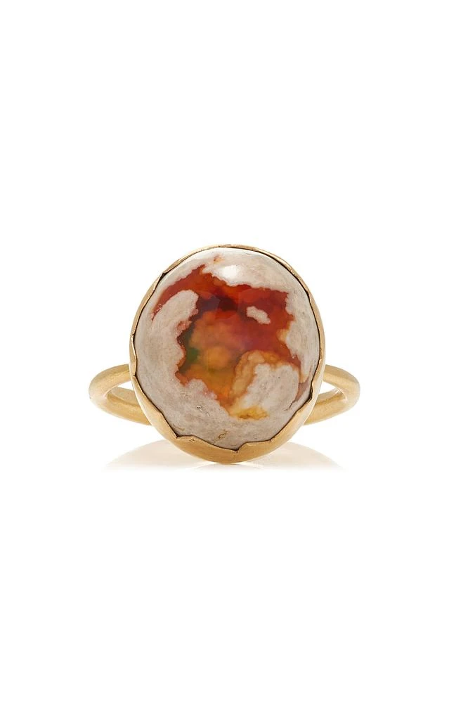 商品Annette Ferdinandsen|Annette Ferdinandsen - 18K Gold Opal Ring - Orange - US 6.5 - Moda Operandi - Gifts For Her,价格¥10160,第1张图片