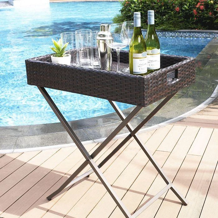 Avalon Outdoor Wicker Butler Tray 商品