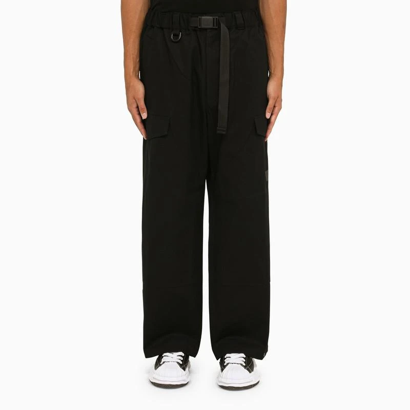 商品Y-3|Black cotton workwear trousers,价格¥1245,第1张图片