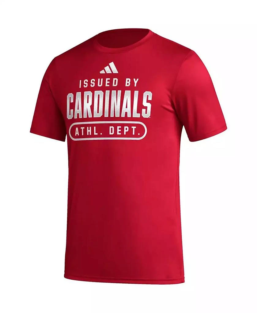 商品Adidas|Men's Red Louisville Cardinals AEROREADY Pregame T-shirt,价格¥224,第2张图片详细描述