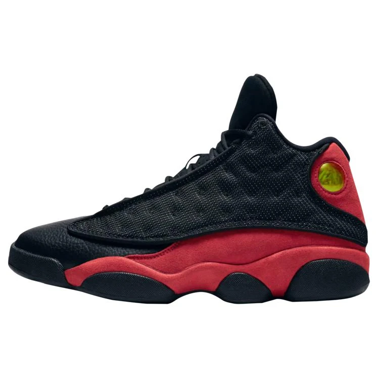 商品Jordan|Jordan Retro 13 - Men's 湖人白紫 薄荷绿 黑红,价格¥1117,第2张图片详细描述