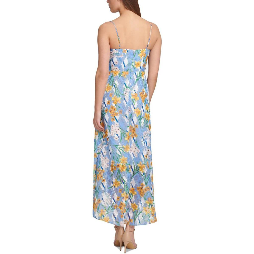 商品Kensie|Kensie Dresses Womens Juniors Printed Ruffled Maxi Dress,价格¥79,第2张图片详细描述