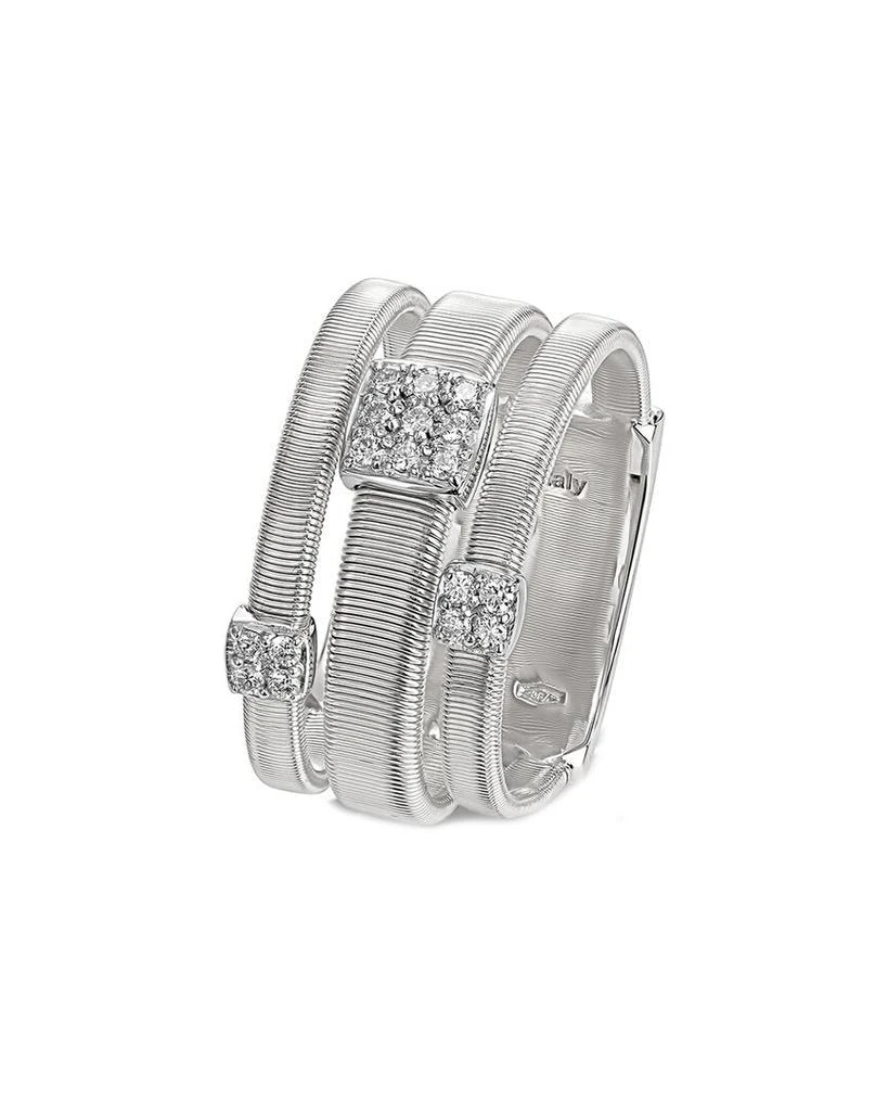 商品Marco Bicego|Marco Bicego Masai 18K 0.13 ct. tw. Diamond Three-Row Ring,价格¥11820,第1张图片