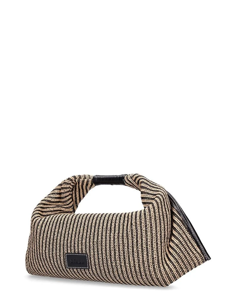 商品Staud|Jetson Striped Fabric & Leather Bag,价格¥1735,第2张图片详细描述