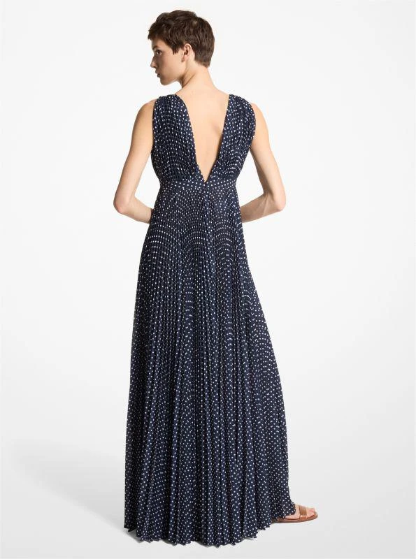 商品Michael Kors|Polka Dot Georgette Pleated Gown,价格¥8689,第2张图片详细描述