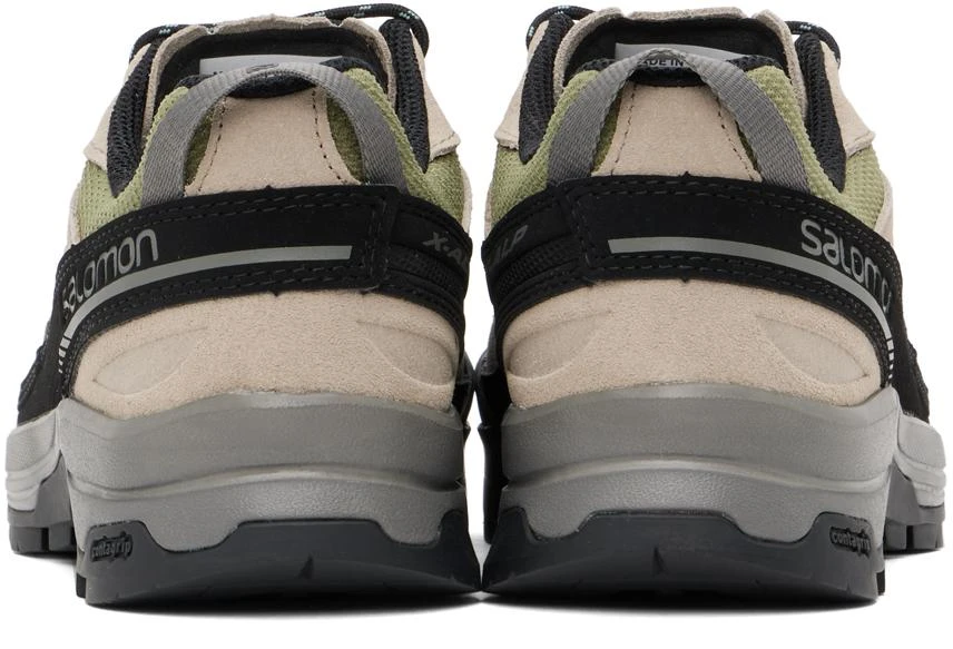 商品Salomon|灰色 & 卡其色 X-Alp Leather 运动鞋,价格¥1704,第2张图片详细描述
