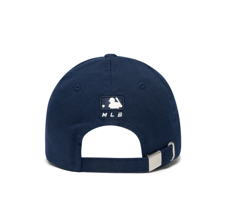 【享贝家】（国内现货-QD）MLB 棒球帽复古小LOGO 运动休闲鸭舌帽 男女同款 藏蓝色 3ACP7701N-50NYS 商品