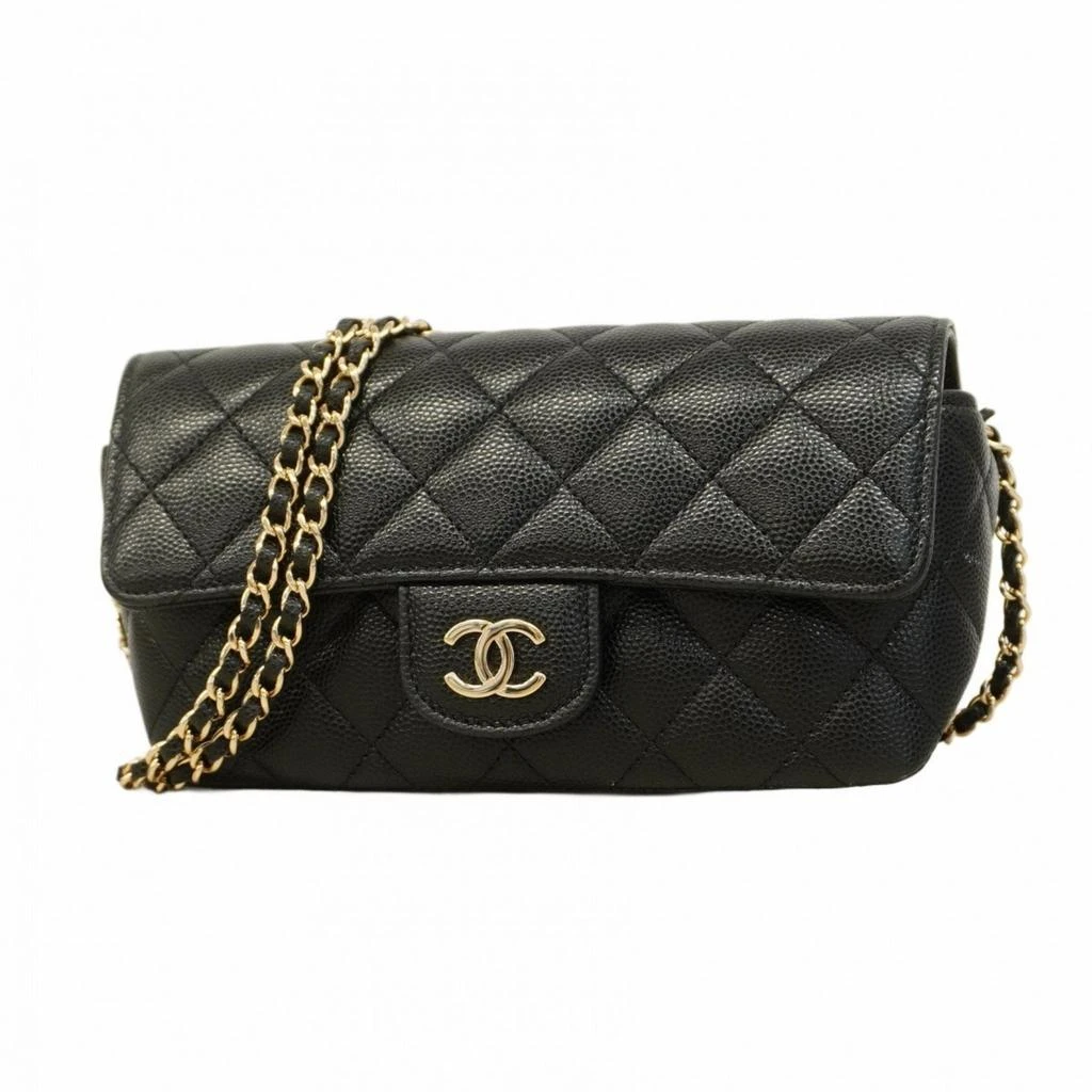 商品[二手商品] Chanel|Caviar Leather Shoulder Bag (Pre-Owned),价格¥23419,第1张图片