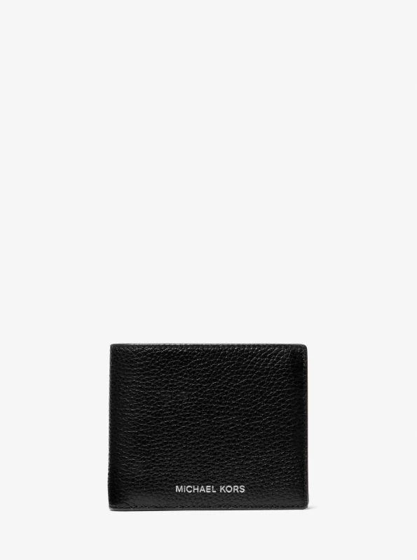商品Michael Kors|Cooper Pebbled Leather Billfold Wallet With Coin Pouch,价格¥146,第1张图片