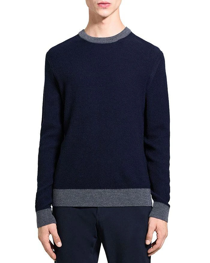 商品Theory|Maden Contrast Trim Crewneck Sweater,价格¥550,第1张图片