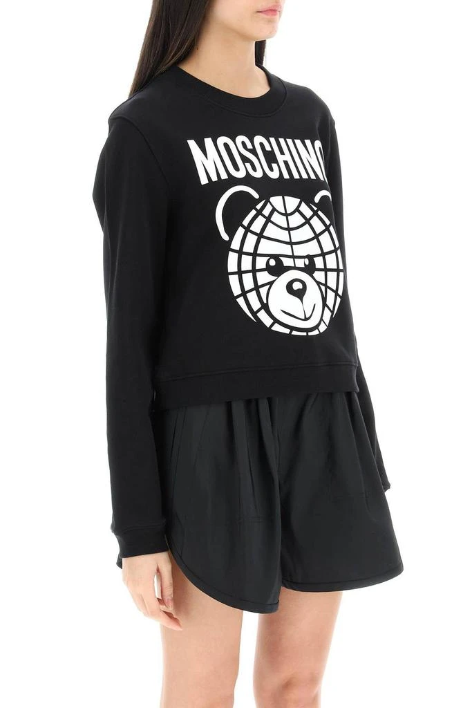 商品Moschino|CROPPED SWEATSHIRT WITH TEDDY PRINT,价格¥952,第3张图片详细描述