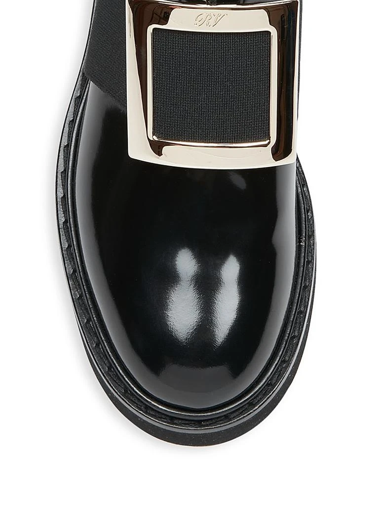商品Roger Vivier|Viv Rangers Patent Leather Chelsea Boots,价格¥11604,第4张图片详细描述