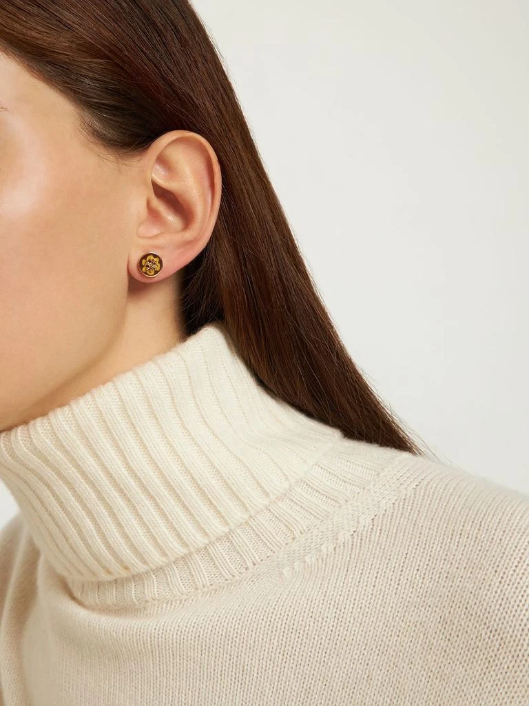 商品Tory Burch|Kira Enamel Flower Stud Earrings,价格¥785,第1张图片详细描述