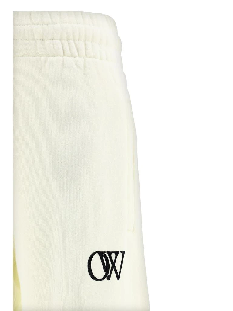 商品Off-White|Cotton trouser with flocked monogram,价格¥1823,第3张图片详细描述