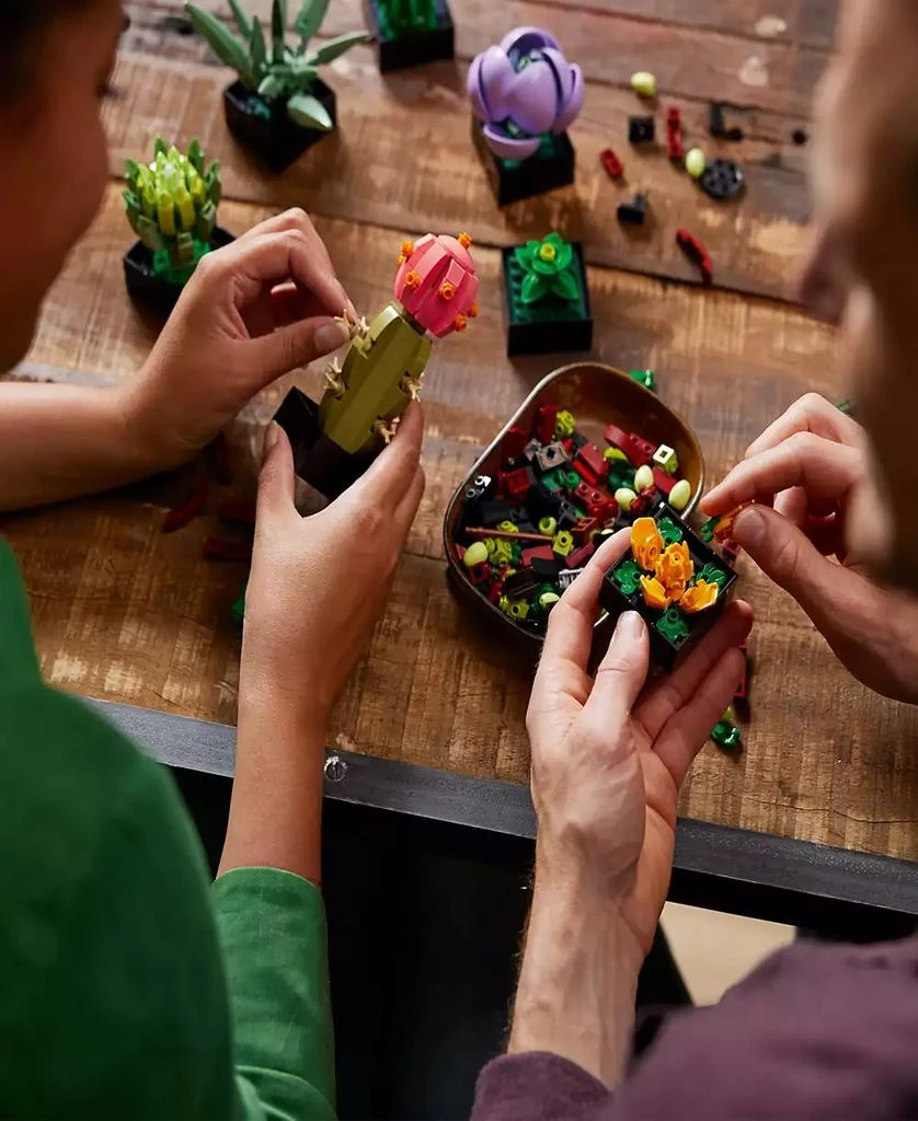 Icons 10309 Succulents Botanical House Plants Adult Toy Building Set 商品