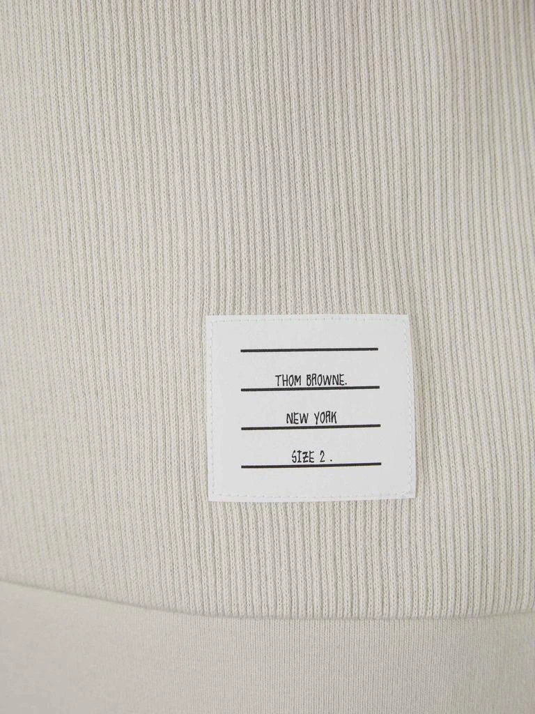 商品Thom Browne|Thom Browne Ribbed Polo Shirt,价格¥3132,第4张图片详细描述