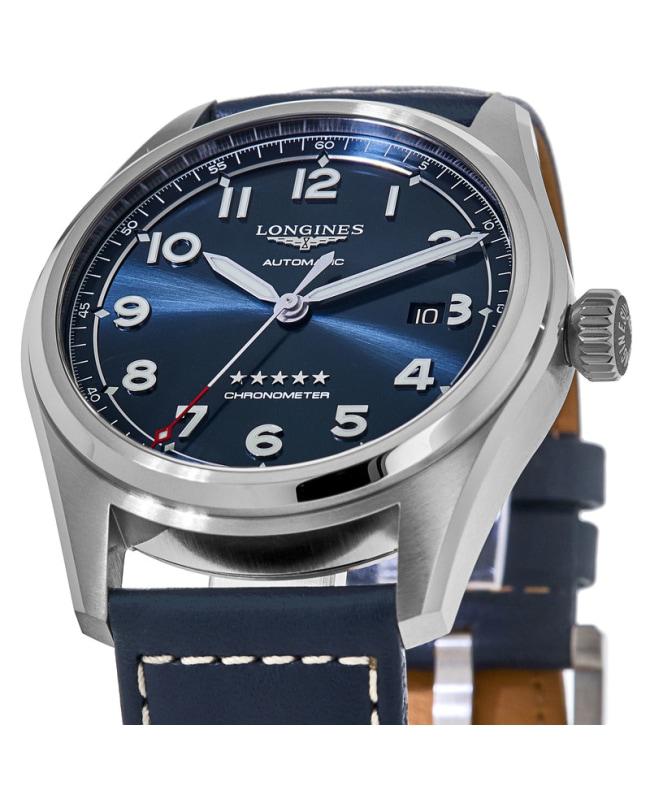 Longines Spirit Blue Dial Leather Strap Men's Watch L3.811.4.93.0商品第2张图片规格展示