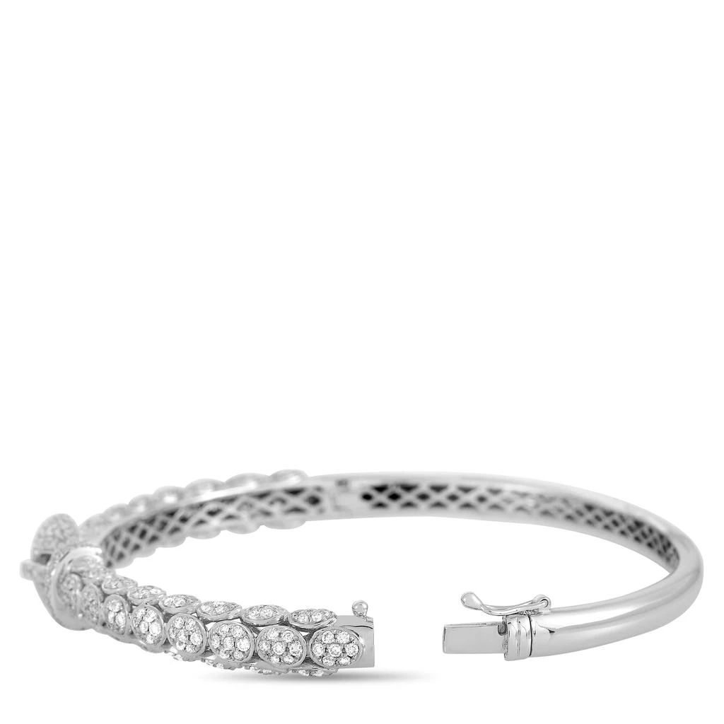 商品Non Branded|LB Exclusive 18K White Gold 2.20 ct Diamond Belt Bangle Bracelet,价格¥26053,第3张图片详细描述