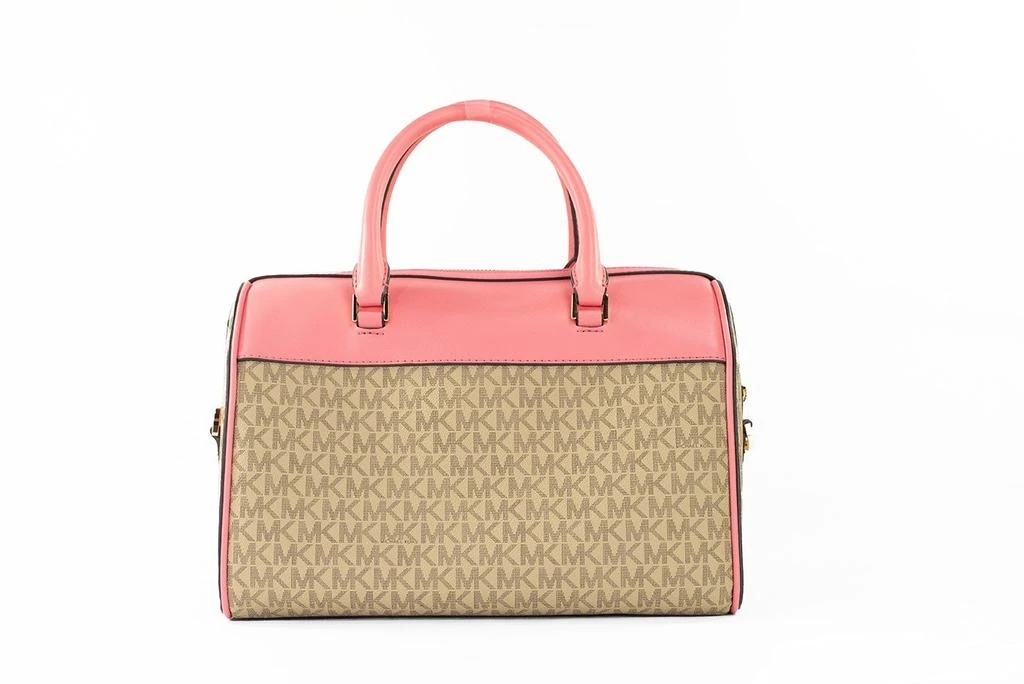 商品Michael Kors|Travel Medium Tea Rose Signature PVC Duffle Crossbody Bag Women's Purse,价格¥2305,第2张图片详细描述