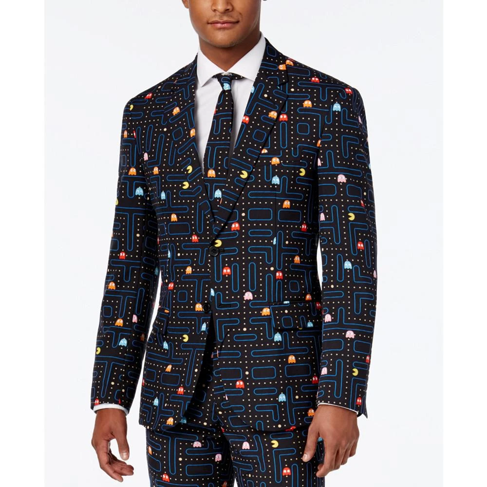 商品OppoSuits|男士修身“吃豆人” Pac-Man 西服套装+领带,价格¥898,第1张图片