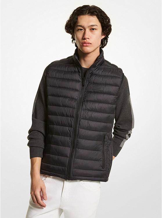 Athens Quilted Nylon Puffer Vest商品第1张图片规格展示