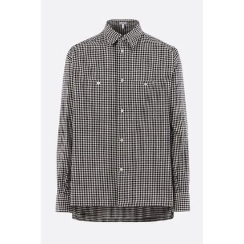 商品Loewe|LOEWE 黑色男士衬衫 H526Y05W04-1102,价格¥4355,第1张图片