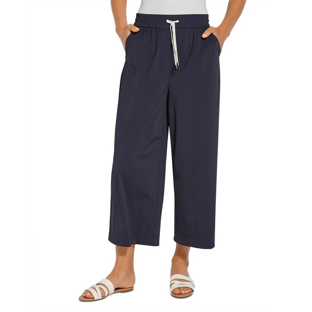 商品Lyssé|Lysse Womens Lila Microfiber Solid Cropped Pants,价格¥70,第1张图片