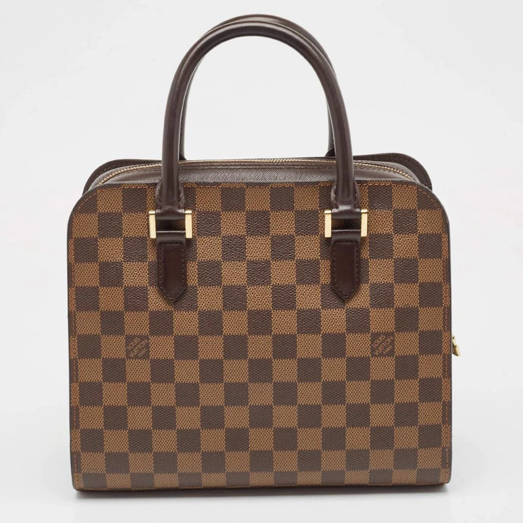 商品[二手商品] Louis Vuitton|Louis Vuitton Damier Ebene Canvas and Leather Triana Bag,价格¥6871,第4张图片详细描述