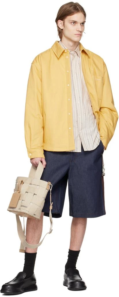 商品Jacquemus|Beige Le Raphia 'La Chemise Simon' Shirt,价格¥2641,第4张图片详细描述