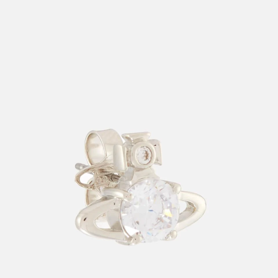 商品Vivienne Westwood|西太后 女士 Reina 耳环 - 铂金/白色,价格¥856,第2张图片详细描述