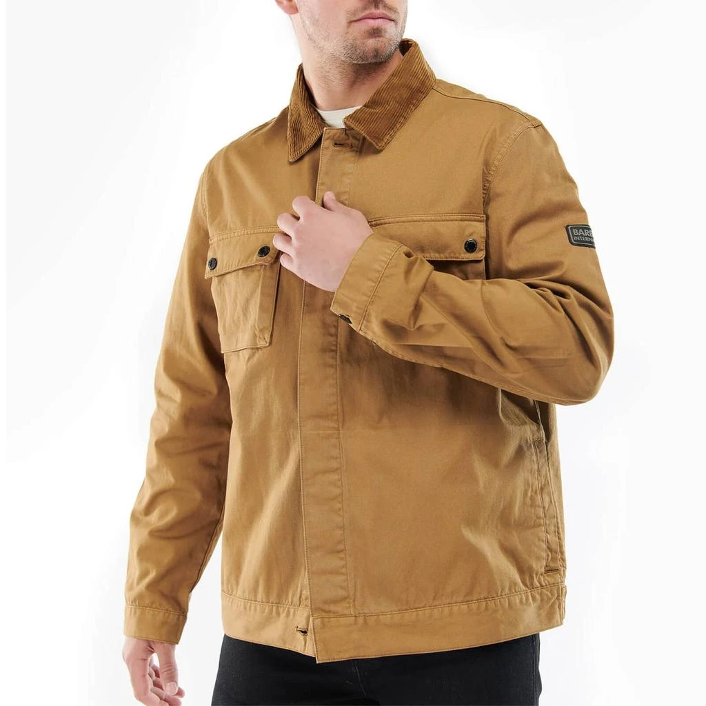 商品Barbour|Barbour International Course Logo-Detailed Cotton-Twill Jacket,价格¥502,第1张图片