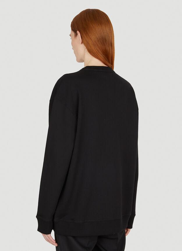 商品Burberry|College Graphic Sweatshirt in Black,价格¥6682,第6张图片详细描述