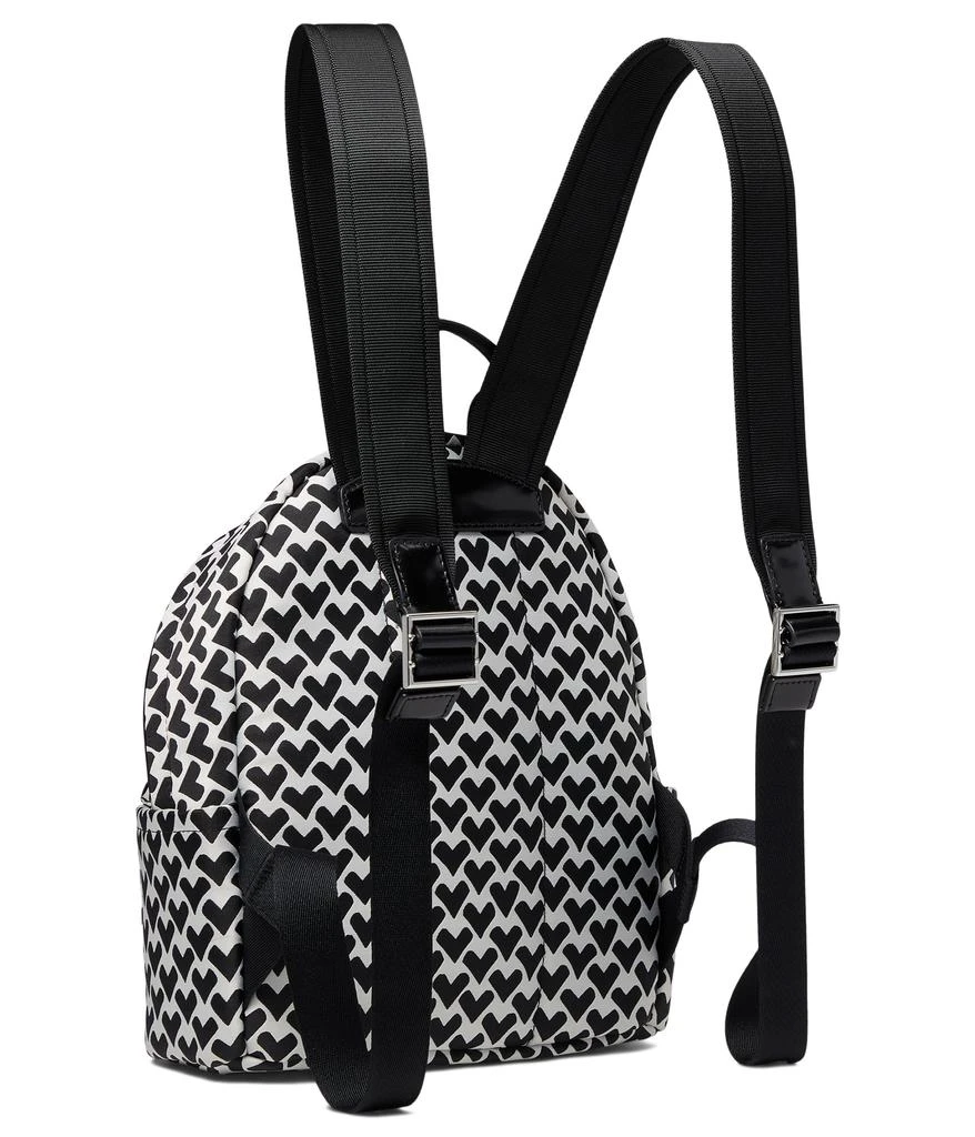 商品Kate Spade|Sam Icon Modernist Hearts Jacquard Fabric Small Backpack,价格¥1937,第2张图片详细描述