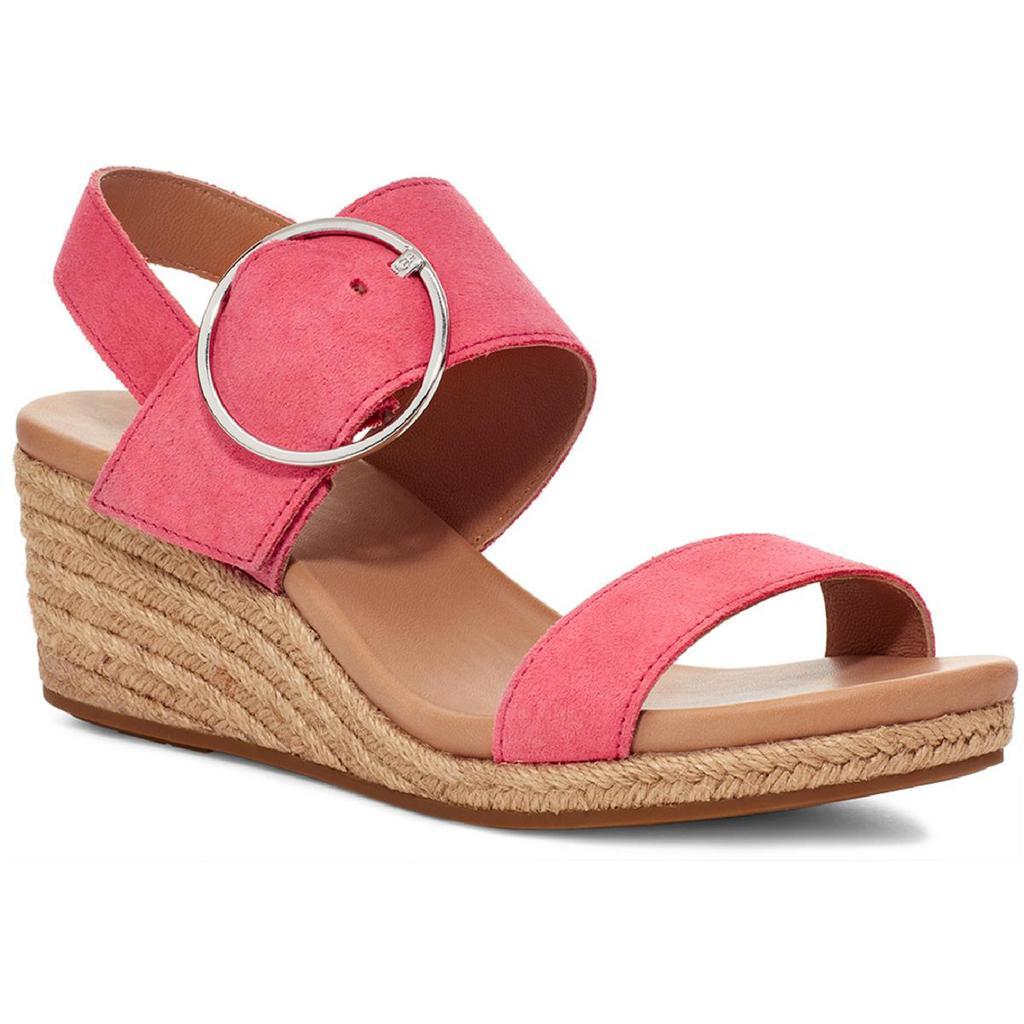 商品UGG|Ugg Womens Navee Suede Espadrille Wedge Sandals,价格¥428,第1张图片