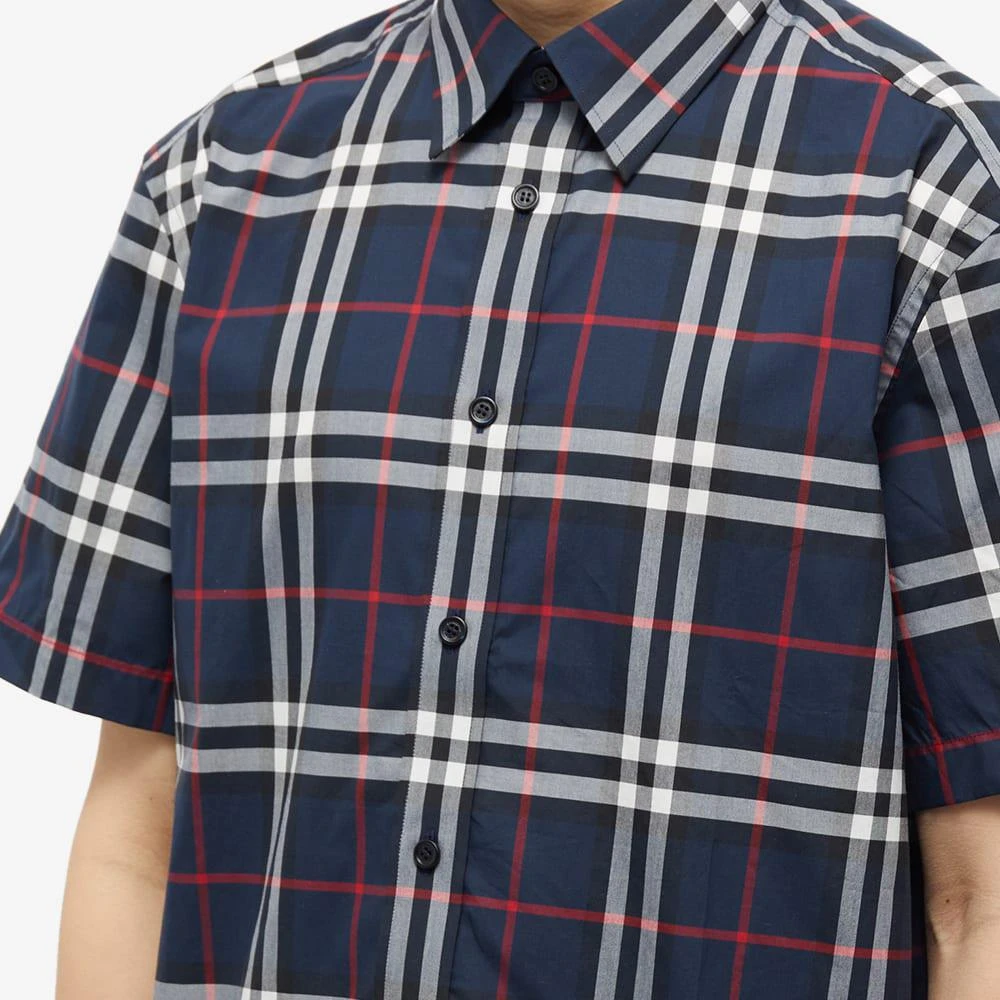 商品Burberry|Burberry Short Sleeve Caxton Classic Check Shirt,价格¥3839,第5张图片详细描述